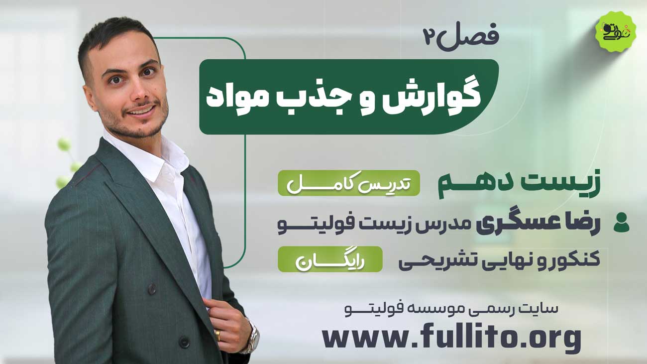 فصل 2 زیست دهم گوارش و جذب مواد رضا عسگری فولیتو